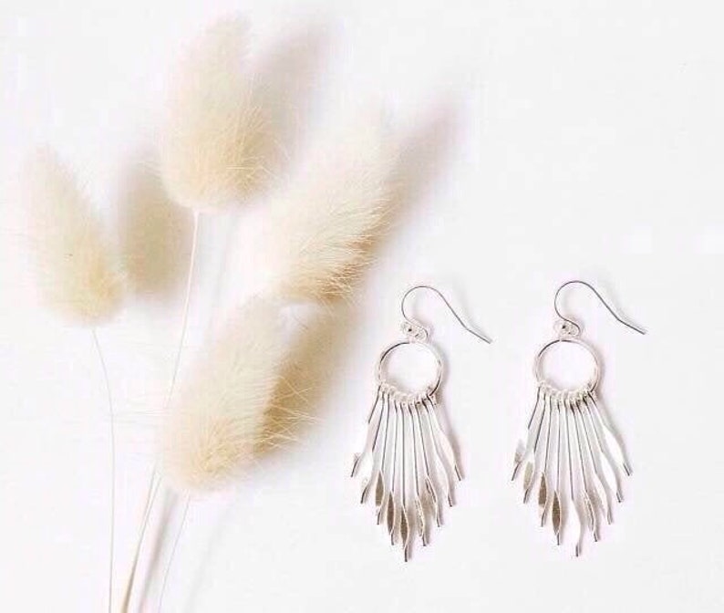 Gold Boho Chandelier Earrings in 14K Gold Filled Ethnic Etsy