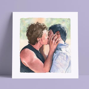 ハドソン・ウィリアムズとコナー・ストーリのイラスト - オリジナル絵画 画像 1