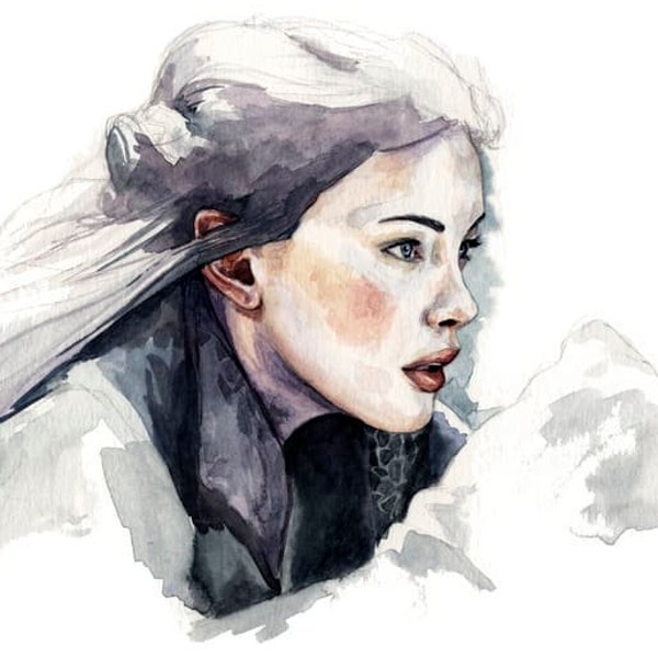 Arwen - The lord of the rings illustration