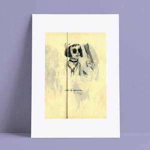 Mathilda and Leon (Leon: The professional) illustration art print