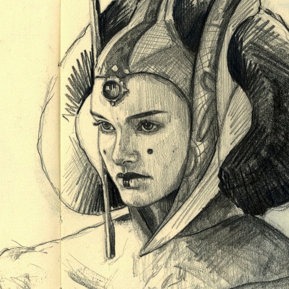 アミダラ女王 - パドメ・アミダラ - スター・ウォーズのポスター