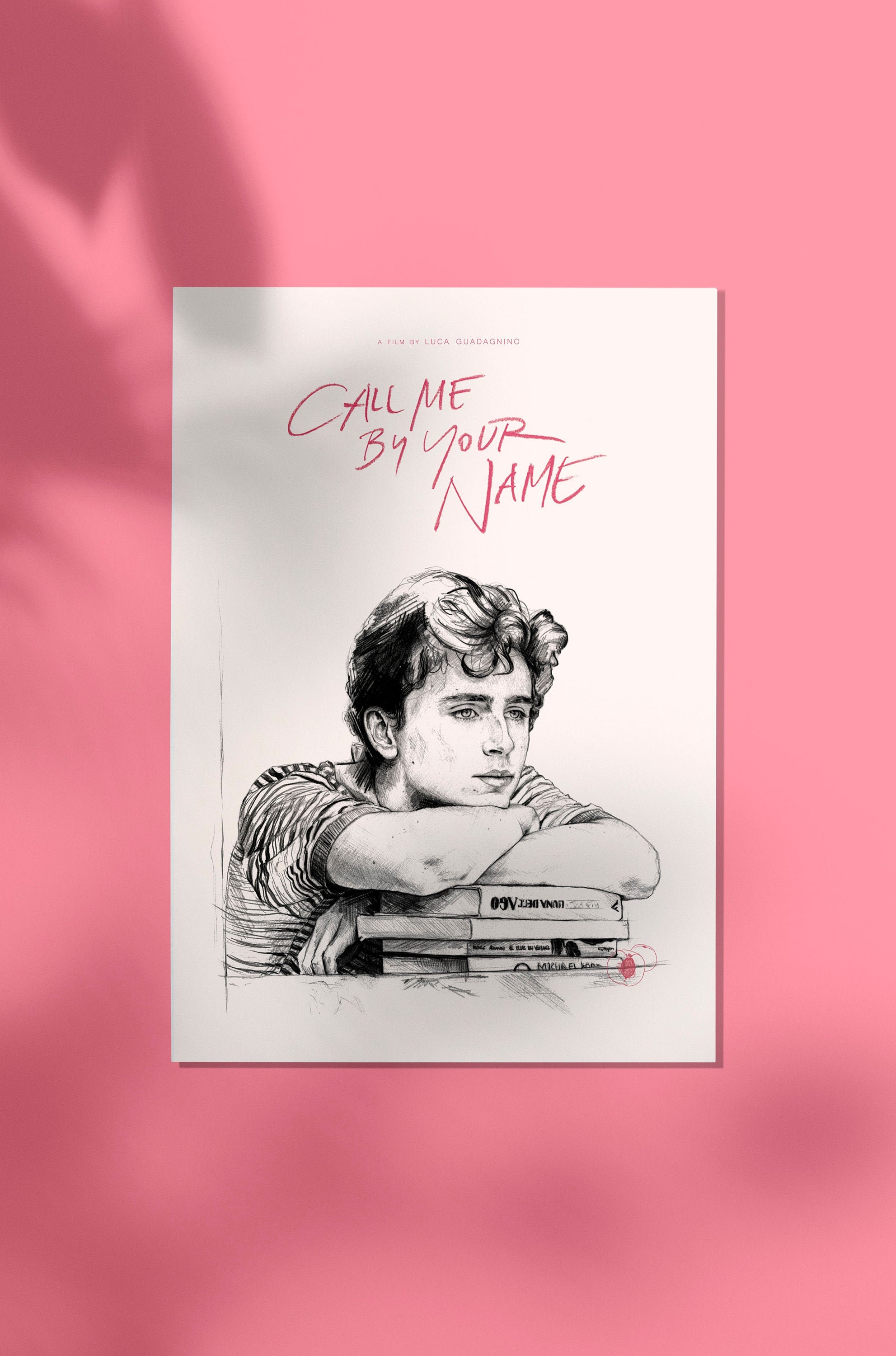 Call Me By Your Name Movie Poster Art Print Elio Etsy