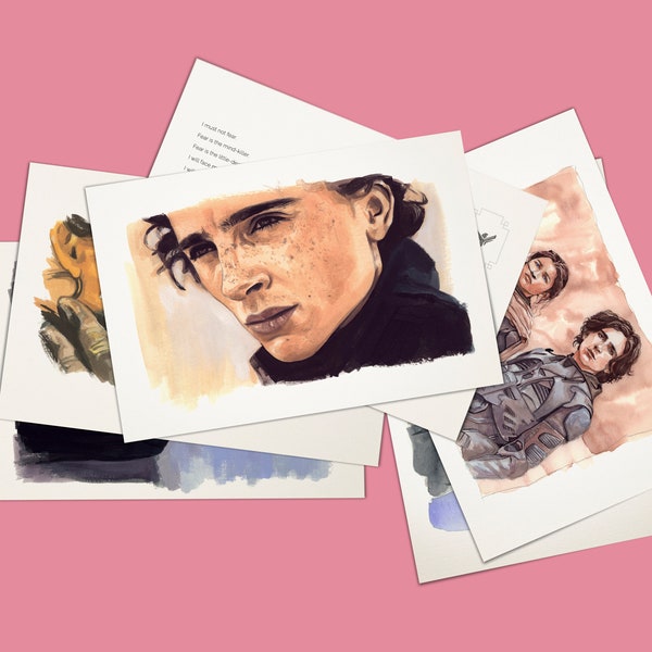 Timothée Chalamet Postcard Set - Paul Atreides & Chani