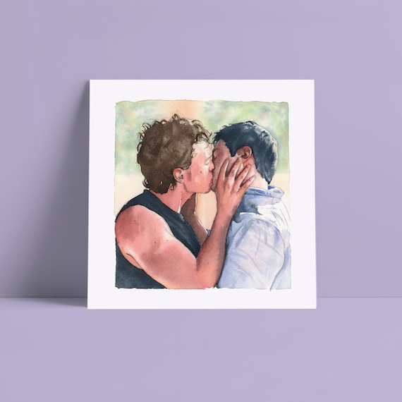 Hudson Williams and Connor Storrie illustrations - Original paintings
