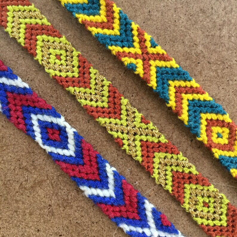 Ex/'s and Oh/'s Woven Friendship Bracelets