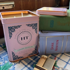 Tea Tin Candle - Cherry Blossom