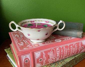 Vintage Teacup Candle - Cherry Blossom