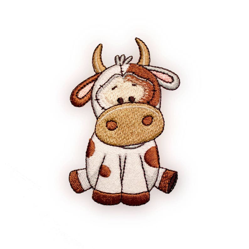Cute Cow Embroidery Design  Etsy