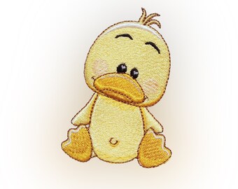 Cute Duck Embroidery Design