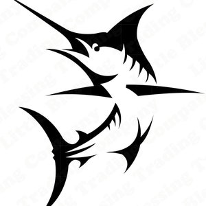 Marlin SVG Clipart, Png, Eps, Pdf, cricut, Studio3, Cricut, Silhouette