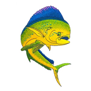Mahi-Mahi Delfinfisch Stickmuster