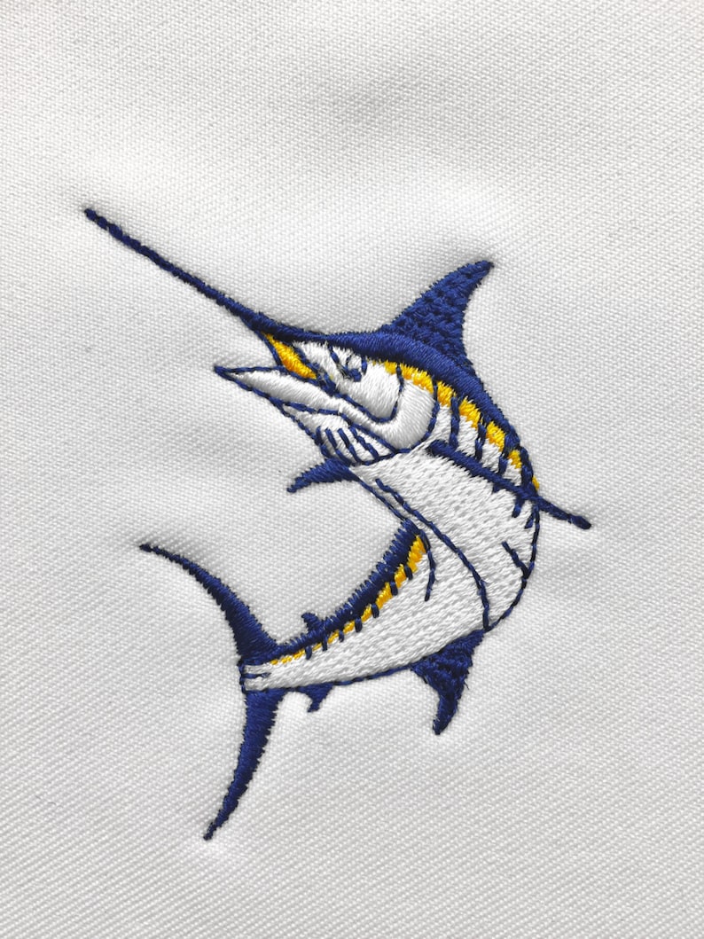 Marlin Fish Embroidery Design | Etsy