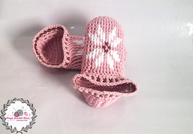 Crochet Fair Isle Slipper Pattern - Etsy