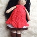 Crochet Doll in Red Dress Amigurumi Pattern - Etsy