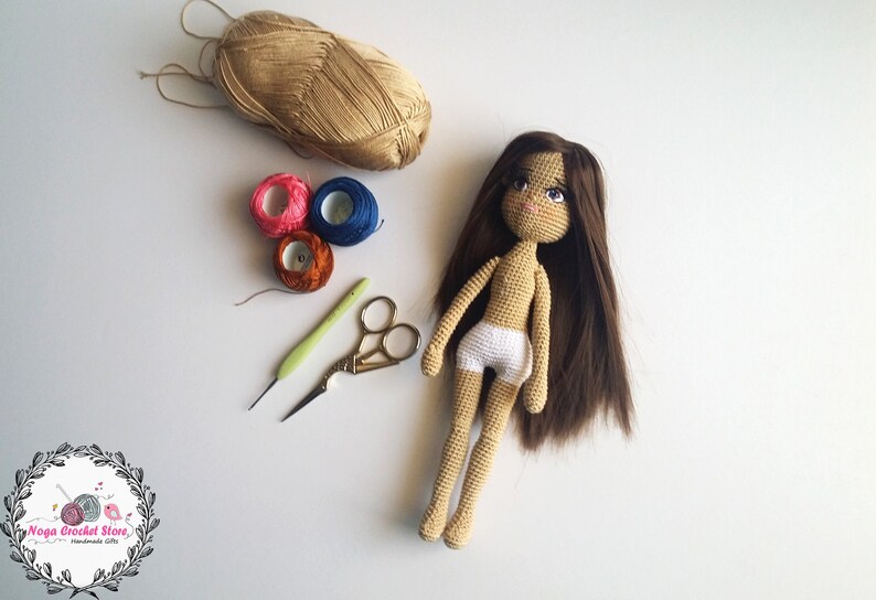 Crochet Basic Doll amigurumi pattern image 8