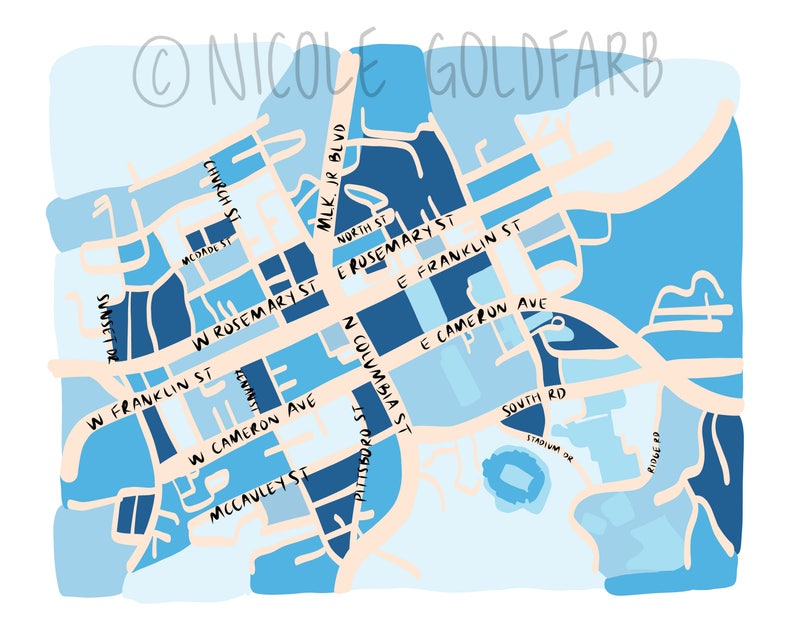 UNC Campus Map