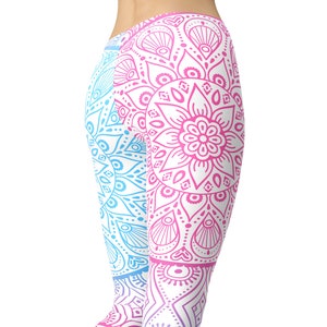 Mandala yoga pants, leggings for women, yoga clothing, yoga shorts