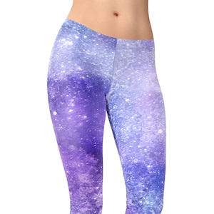 Colorful galaxy yoga pants, galaxy leggings, space leggings, high waist leggings, aurora space universe outer space stars print yoga