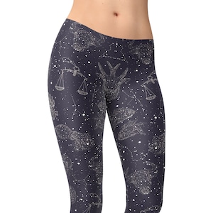 Astrology Leggings Star Signs Yoga Pants Aries Taurus Gemini Cancer Leo  Virgo Libra Scorpio Sagittarius Capricorn Aquarius Pisces Clothing 