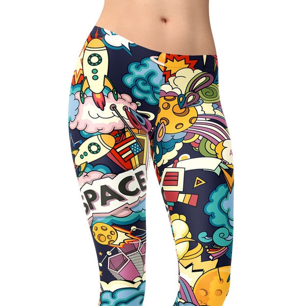 Comic Leggings Etsy