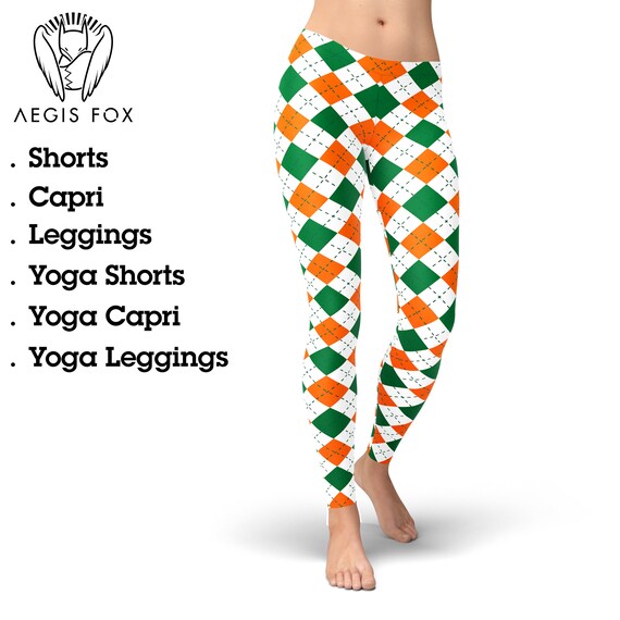 Womens Casual Comfort Four Leaf Clover Leggings Workout Trousers Pants  Stretchy Soft Yoga Pants