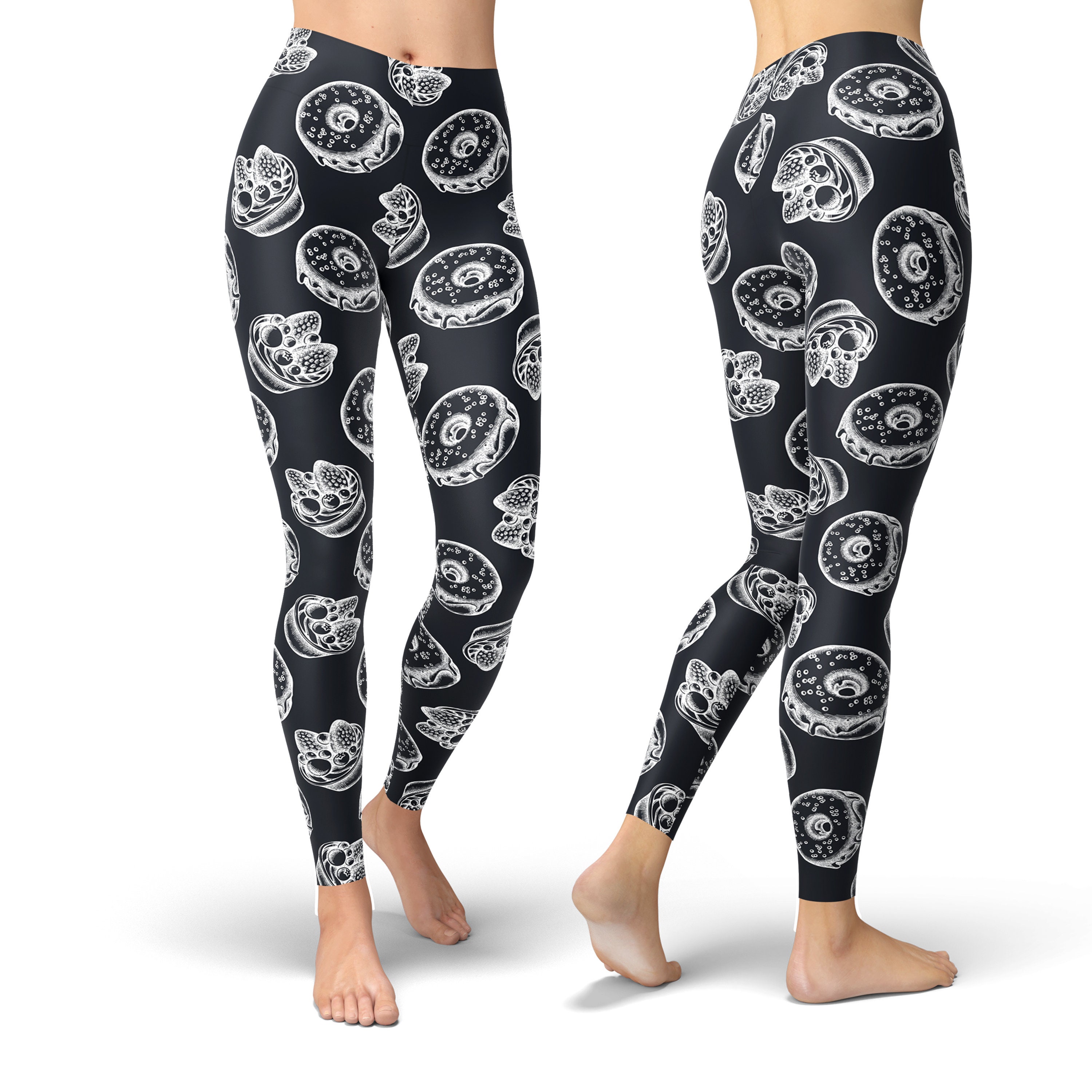 Donut Leggings Food Leggings sold by Pageant Ronni SKU 24557138