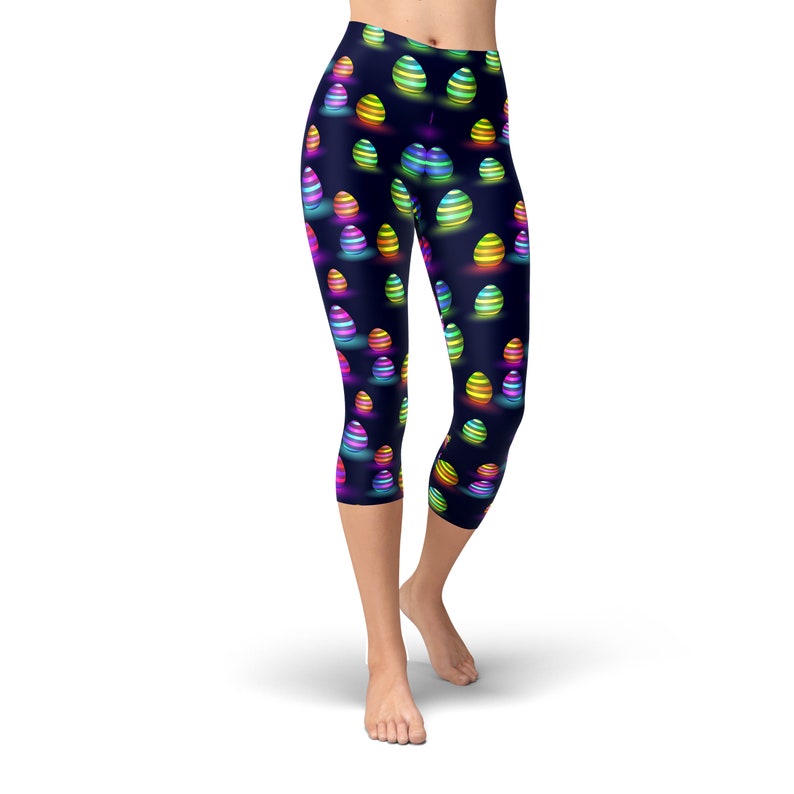 Easter Leggings for Women Bunny Leggings Easter Egg - Etsy