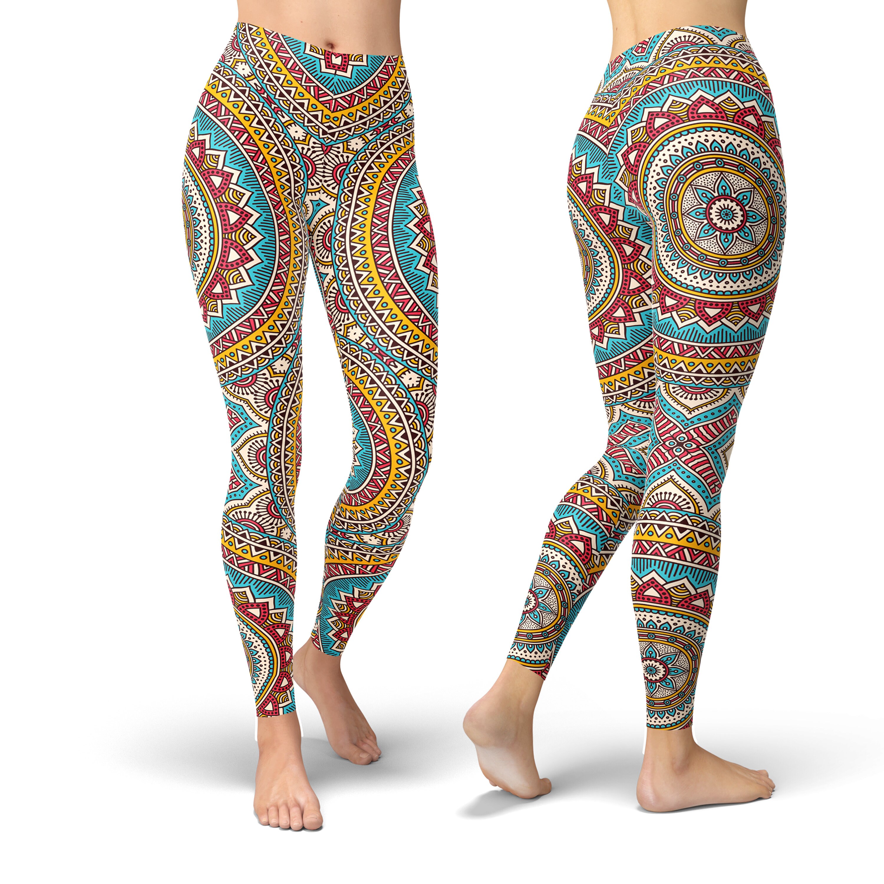 Mandala Leggings for Women Yoga Pants Printed Leggings | Etsy