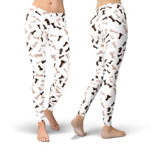 Chess Print Pattern Women Leggings