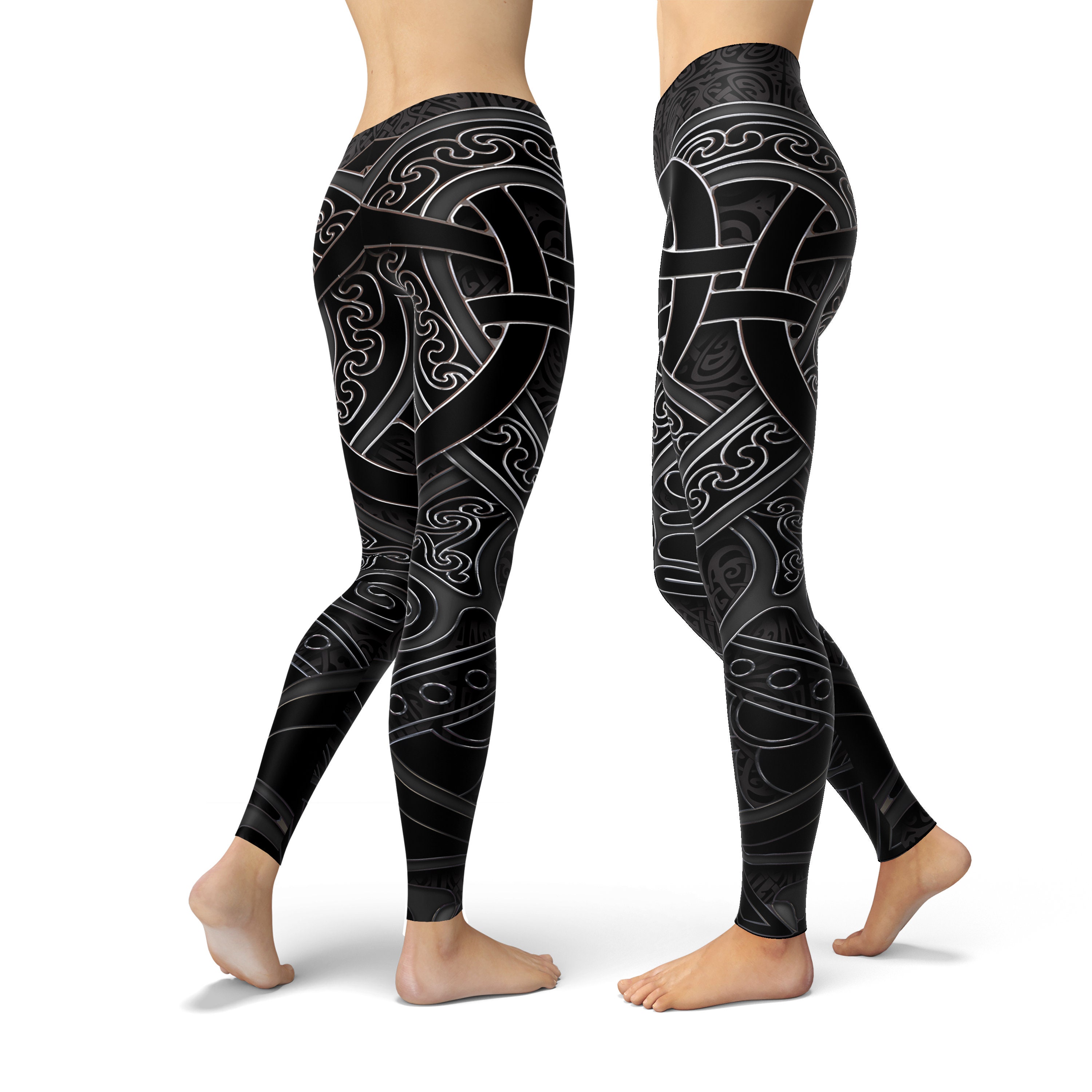 Viking Celtic Leggings Irish Leggings Celtic Design Etsy