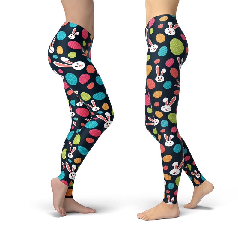 Bunny Rabbit Print Pattern Women Leggings