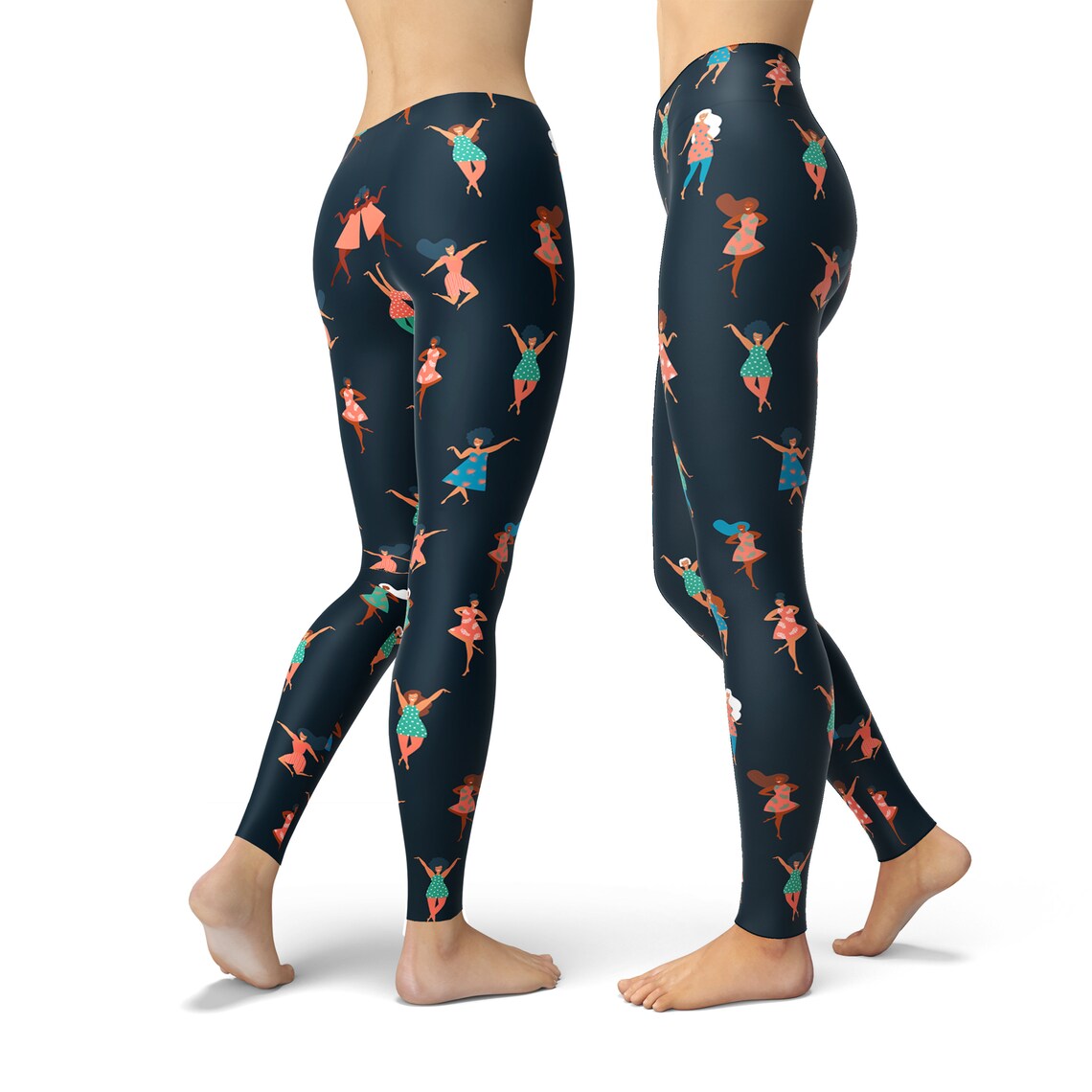 International Women's Day Leggings Yoga Pants Printed Etsy
