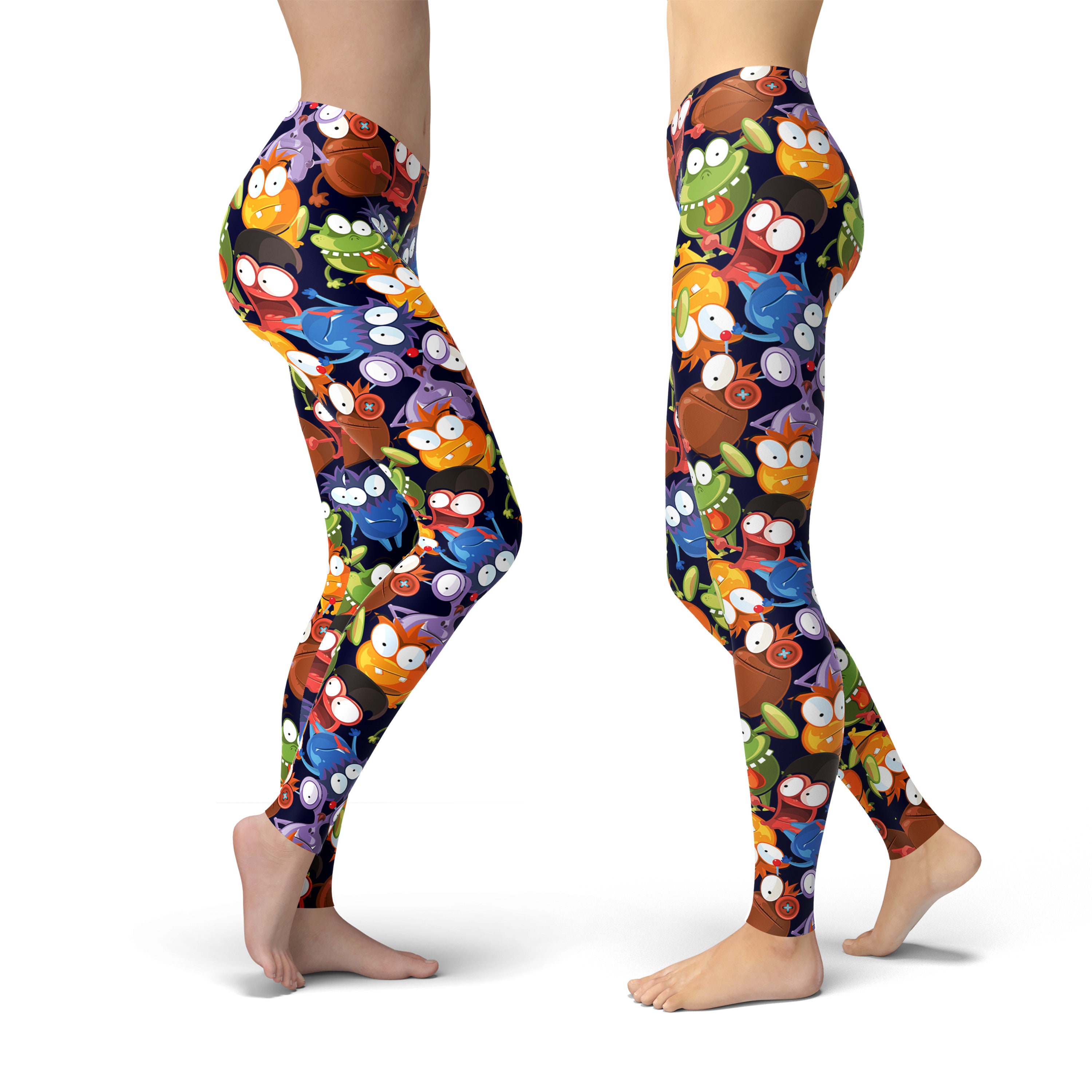 Discover Funny Alien Monster Leggings, Gift for Women