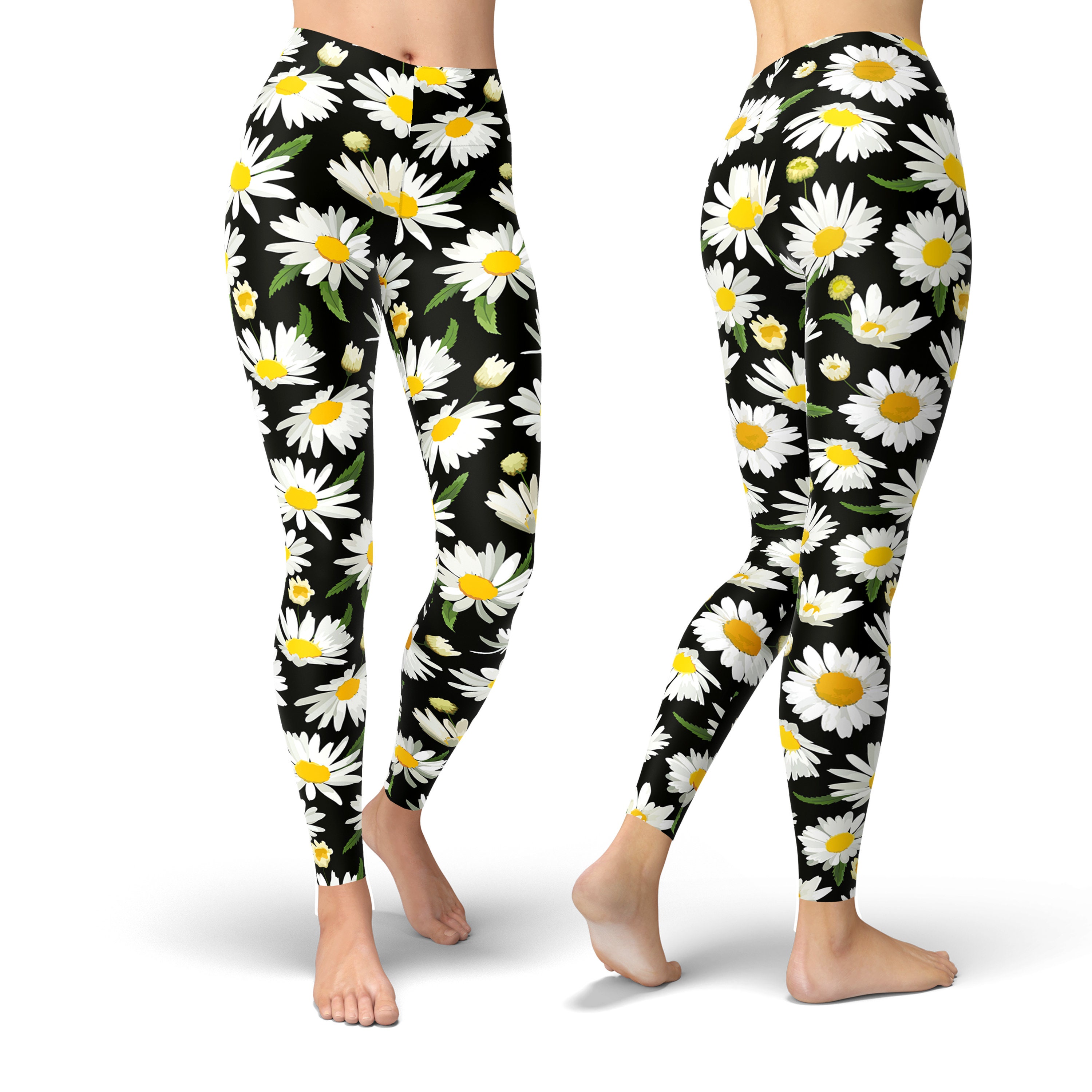 Women Fuchsia Floral Leggings