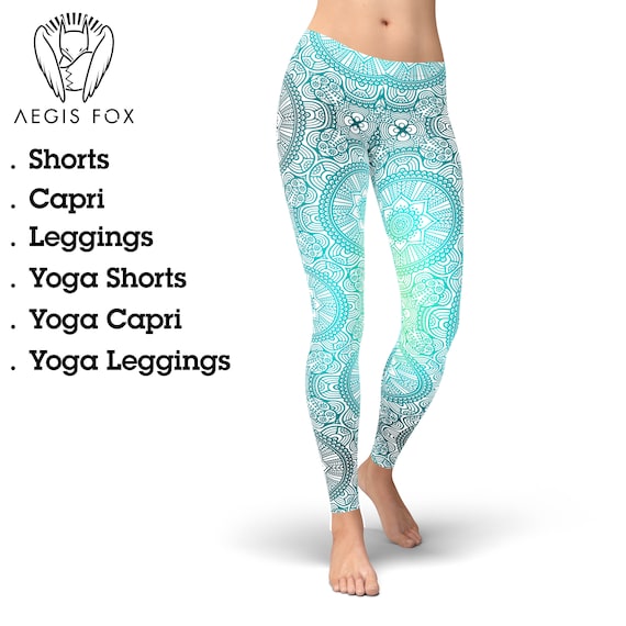 Om Mandala Leggings, Yoga Pants, Sports Wear, Athleisure