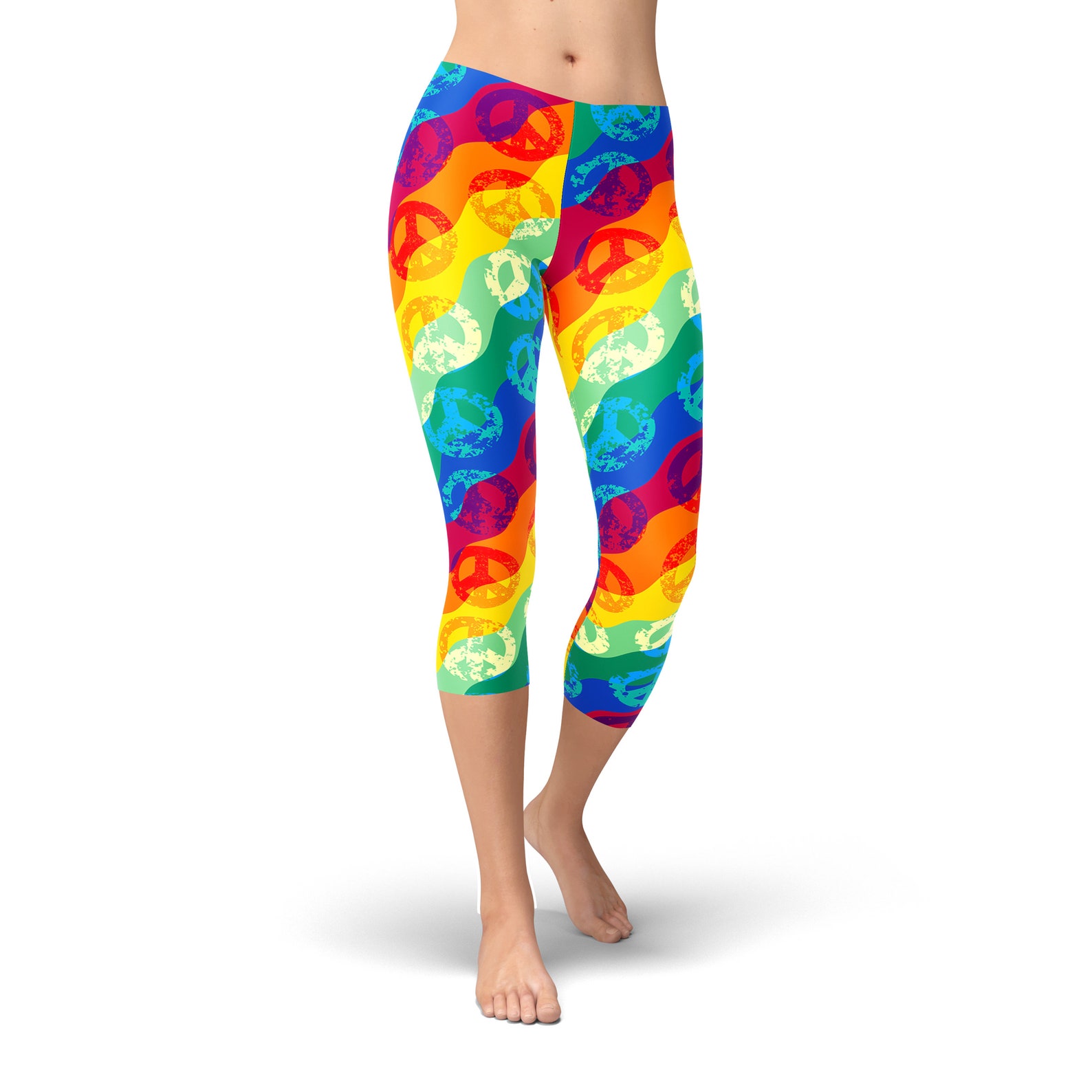 Hippie Leggings for Women Hippie Yoga Pants Hippie Clothes Etsy