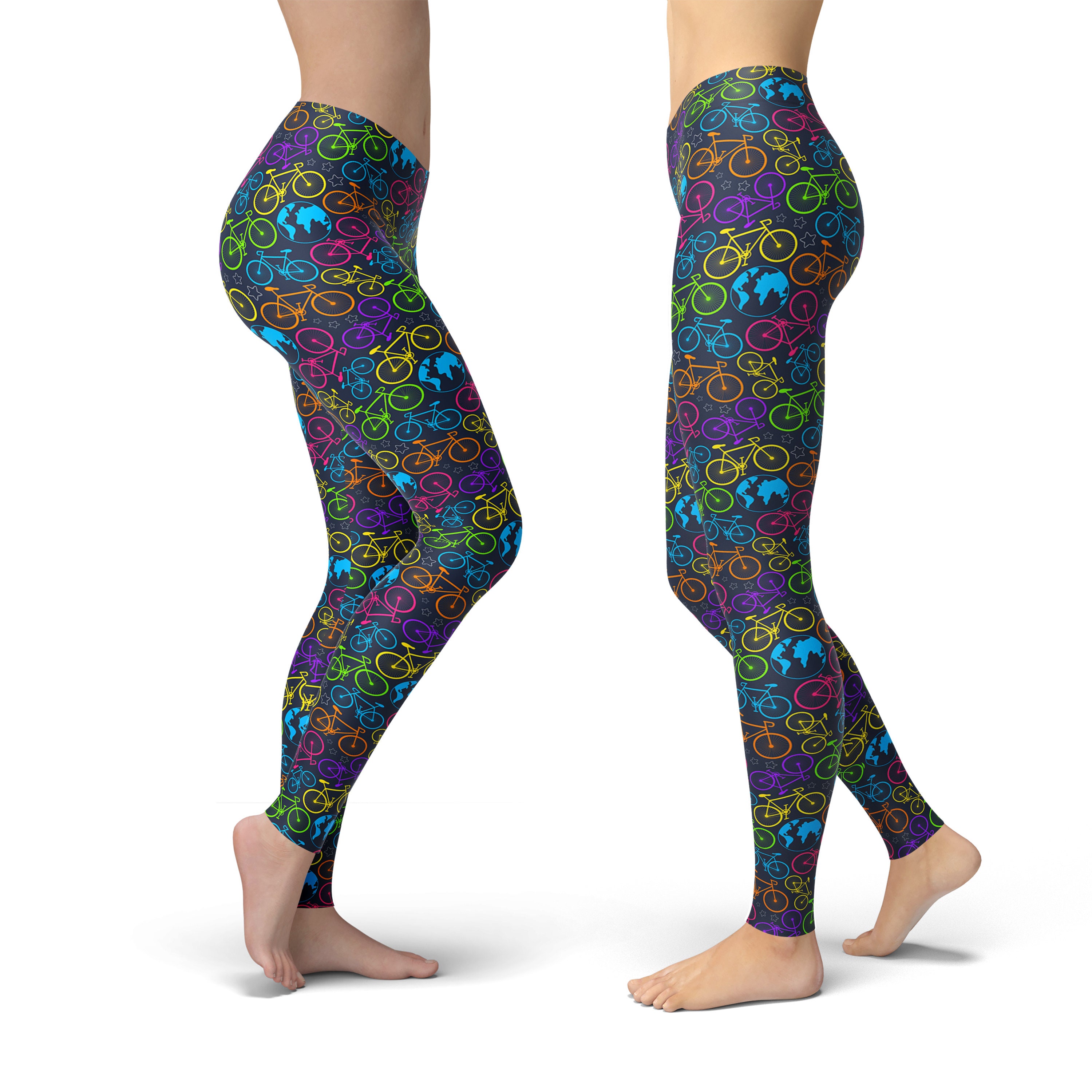 Discover Bicycle Leggings, Gift for Women