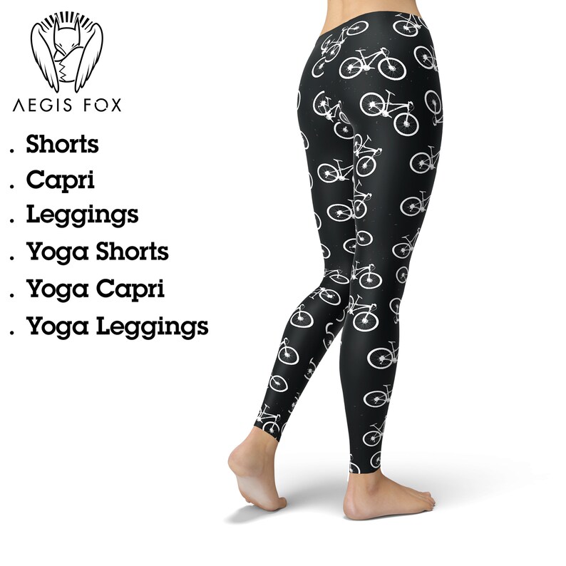 Yoga Workout Unique Leggings Capris Woman/'s Bicycle Gifts Exercise Pants Printed Leggings Vintage Bicycle Leggings Cycling Leggings