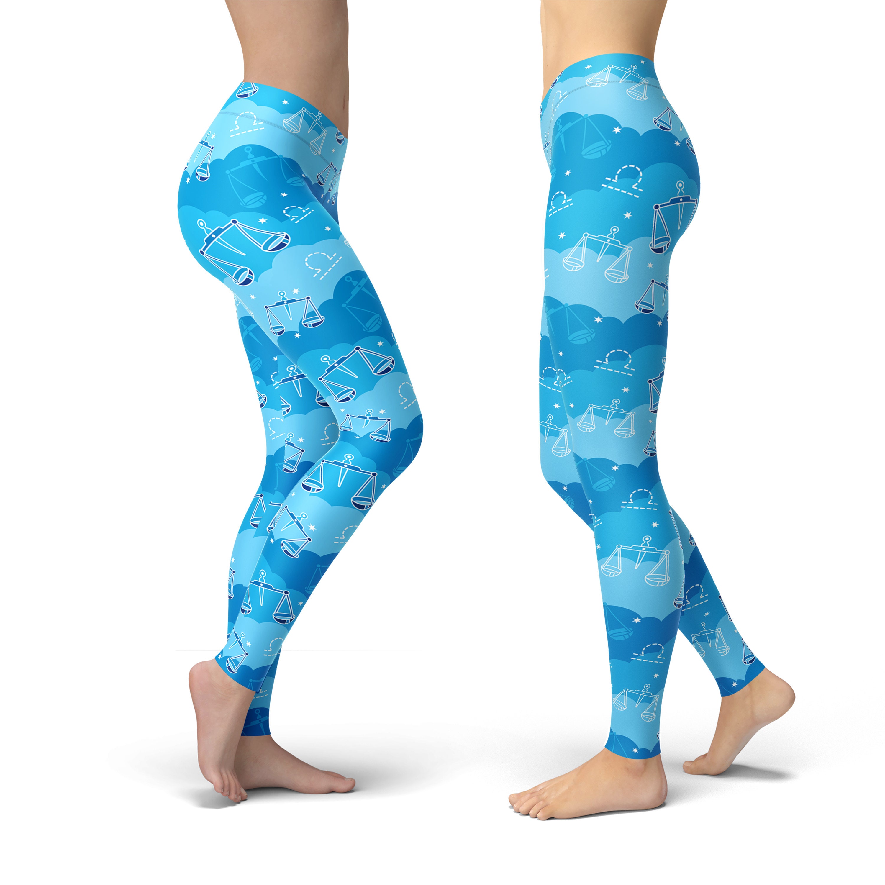 Discover Libra Zodiac Yoga Leggings, Gift for Women