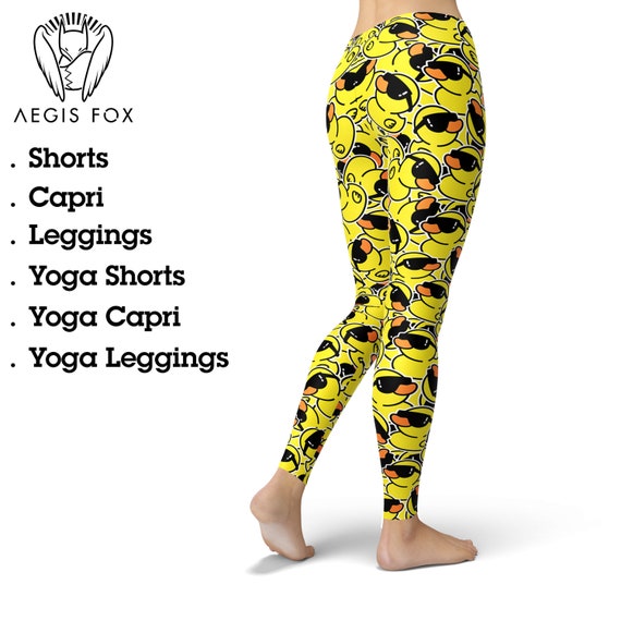 Ducks Leggings, Printed Leggings, Leggings for Women, Yoga Pants