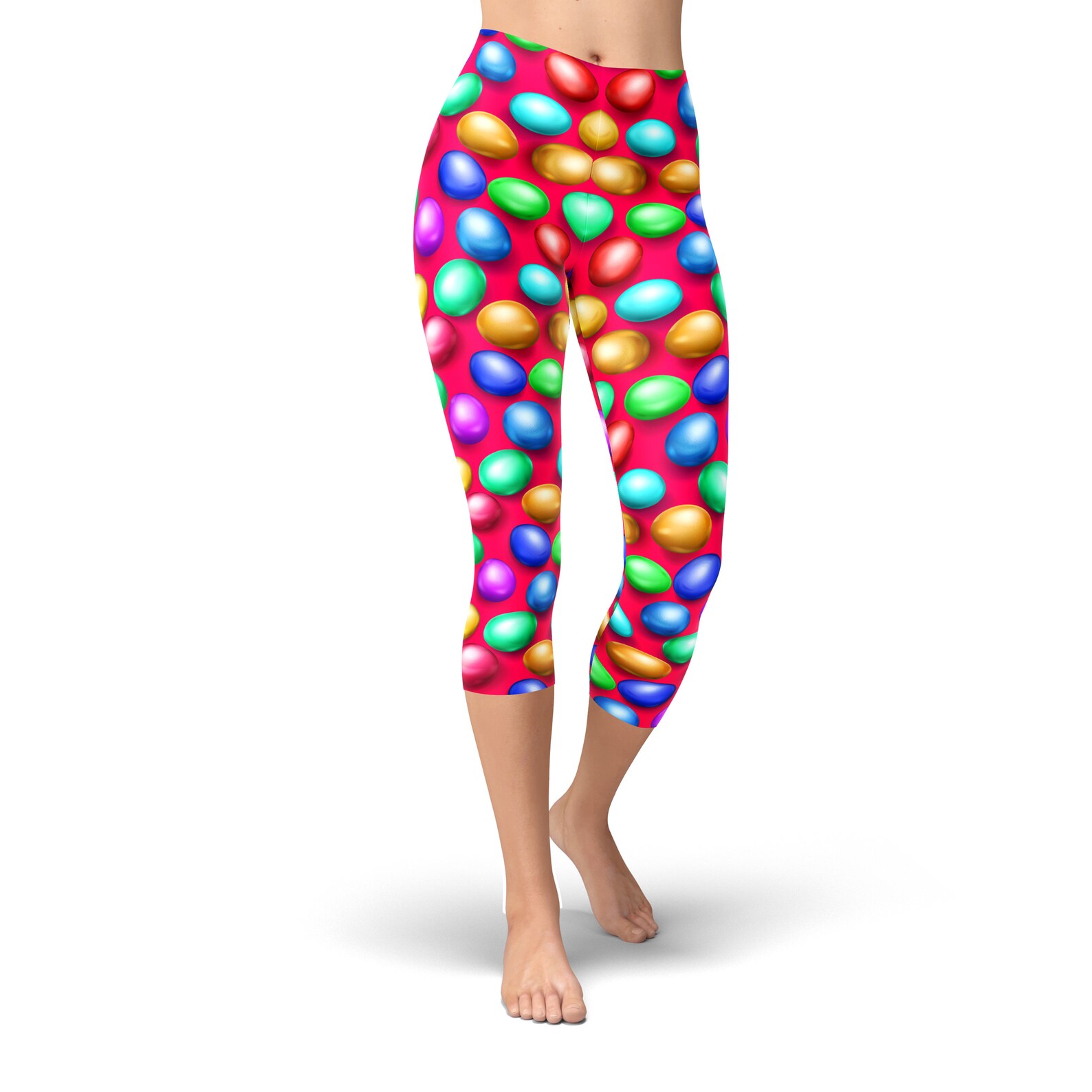 Easter Leggings for Women Bunny Leggings Easter Egg Etsy