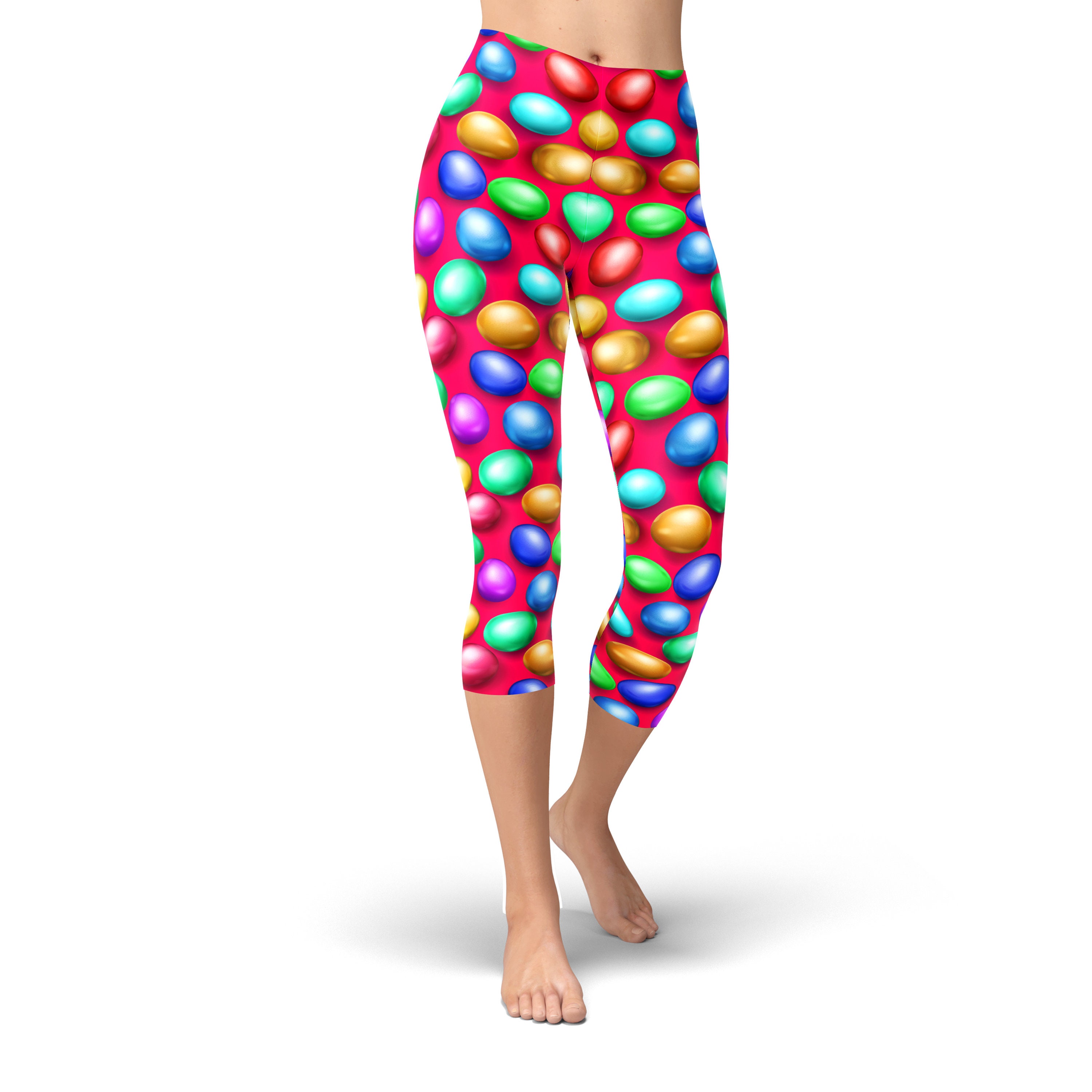 Easter leggings for women bunny leggings Easter egg Etsy