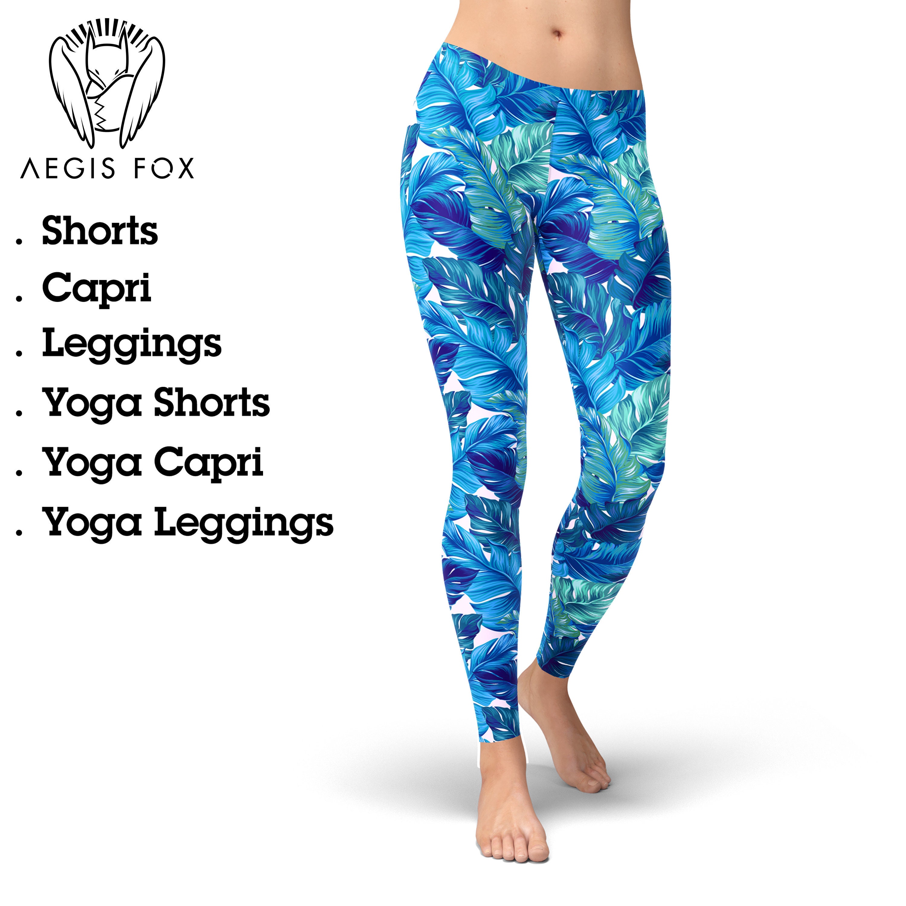 Blue Workout Leggings Outfit
