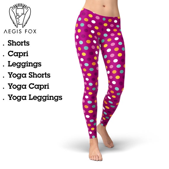 Polka Dot Leggings for Women, Dot Printed Yoga Pants, Yoga Pants, Active  Wear for Women, Printed Leggings, Cute Leggings, Soft Leggings -  Canada