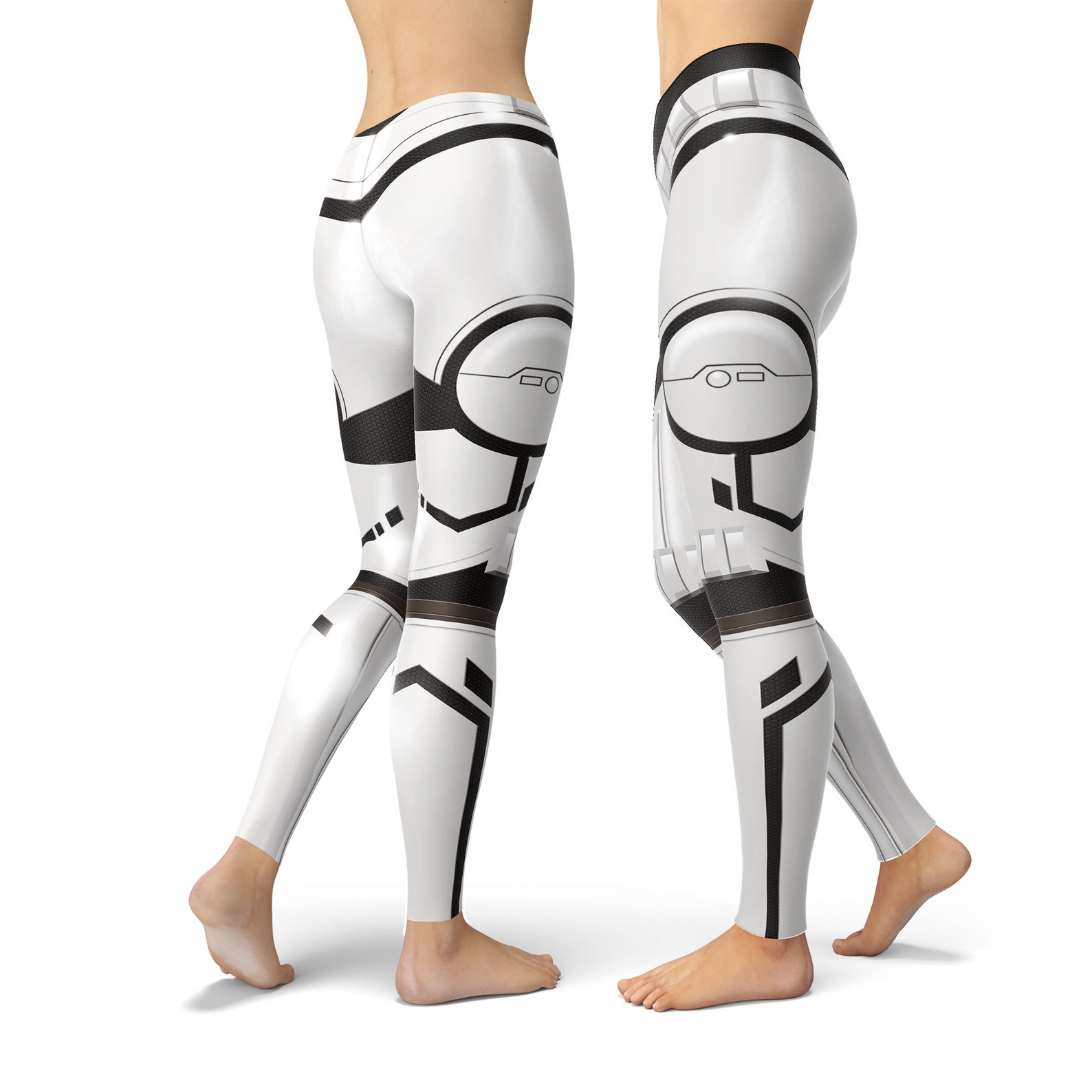 Armor Leggings Robot Skin Leggings Stormtrooper Armor Robot Etsy