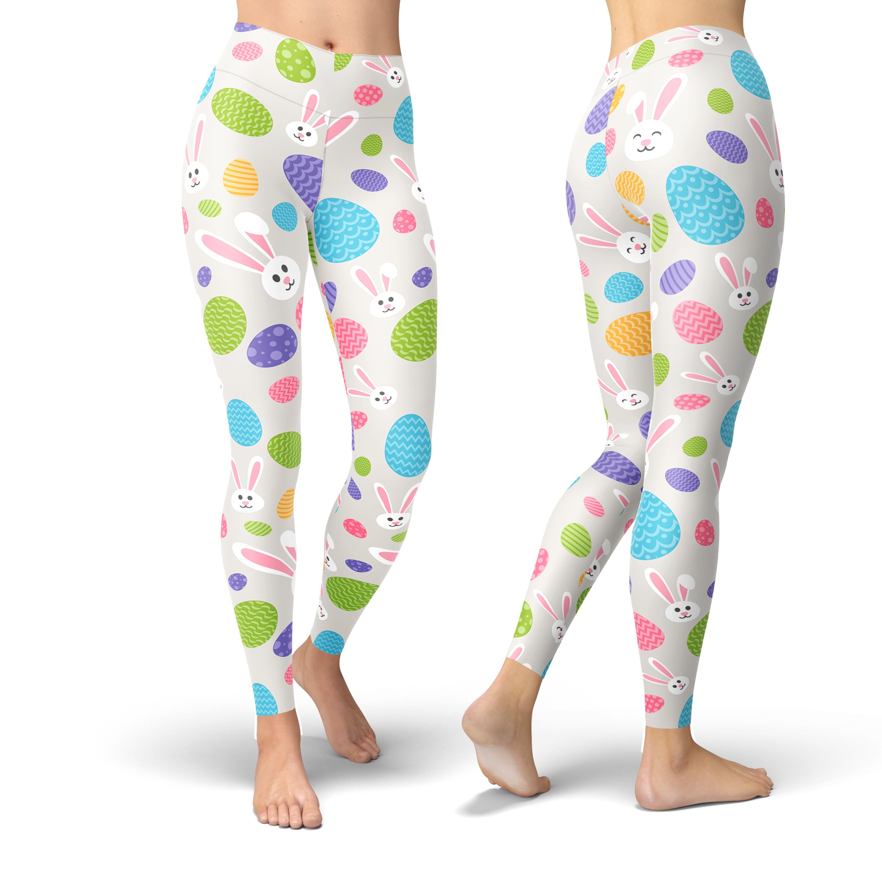 Bunny Leggings Easter Leggings for Women Rabbit Leggings - Etsy