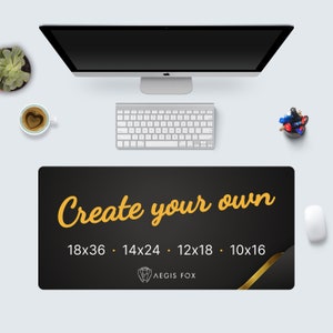Custom Desk Mat, Fathers Day Gift, Custom Mouse Pad, Personalized Mouse Pad, Custom Gamer Desk Pad, Anime Desk Mat 10x16 12x18 14x24 18x36