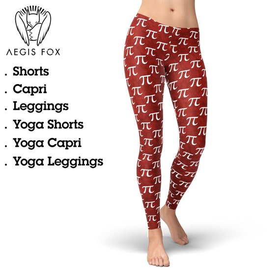 Pi Day Leggings for Women, Pi Day Yoga Pants, Math Leggings, Math