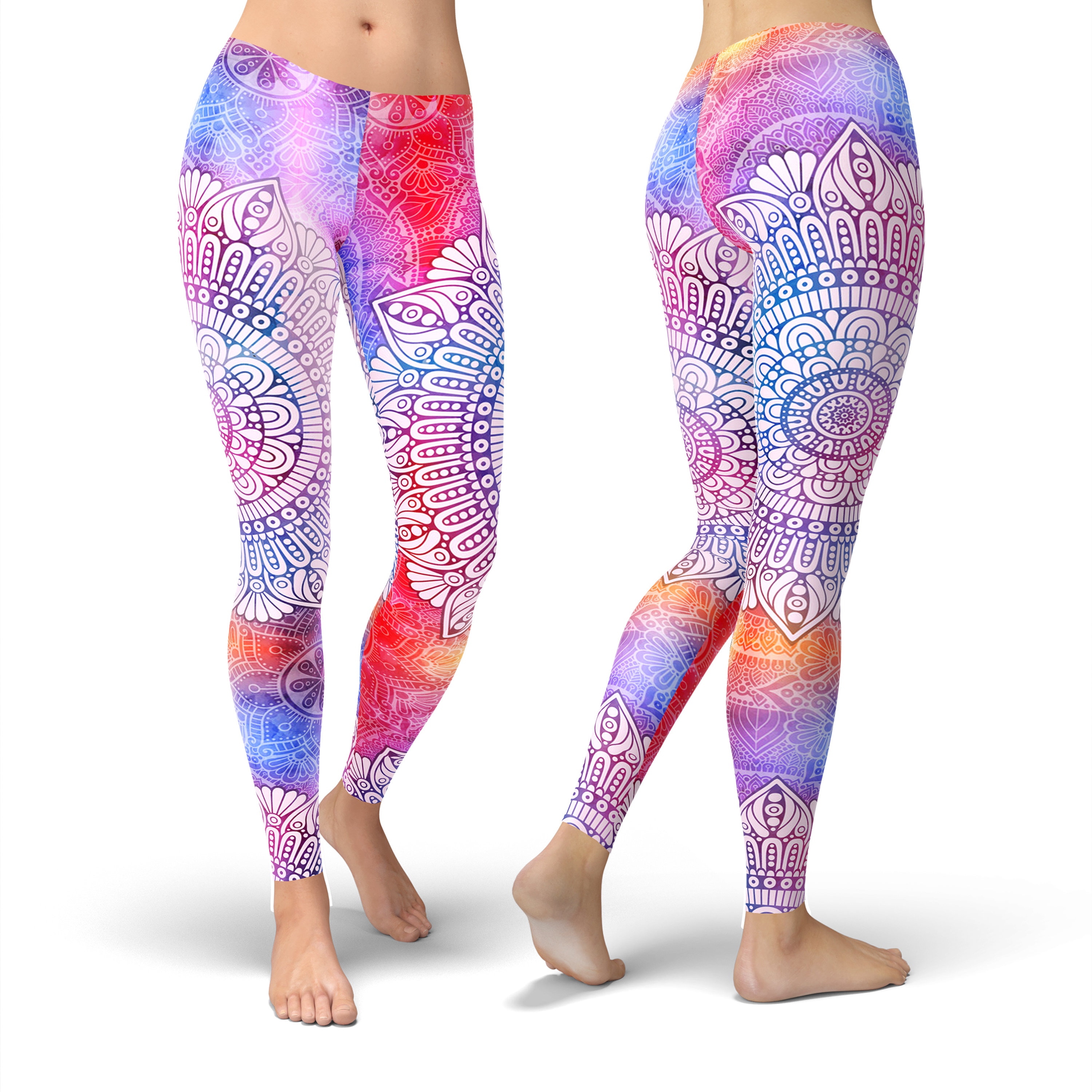 Mandala Leggings for Women Yoga Tights Workout Leggings - Etsy