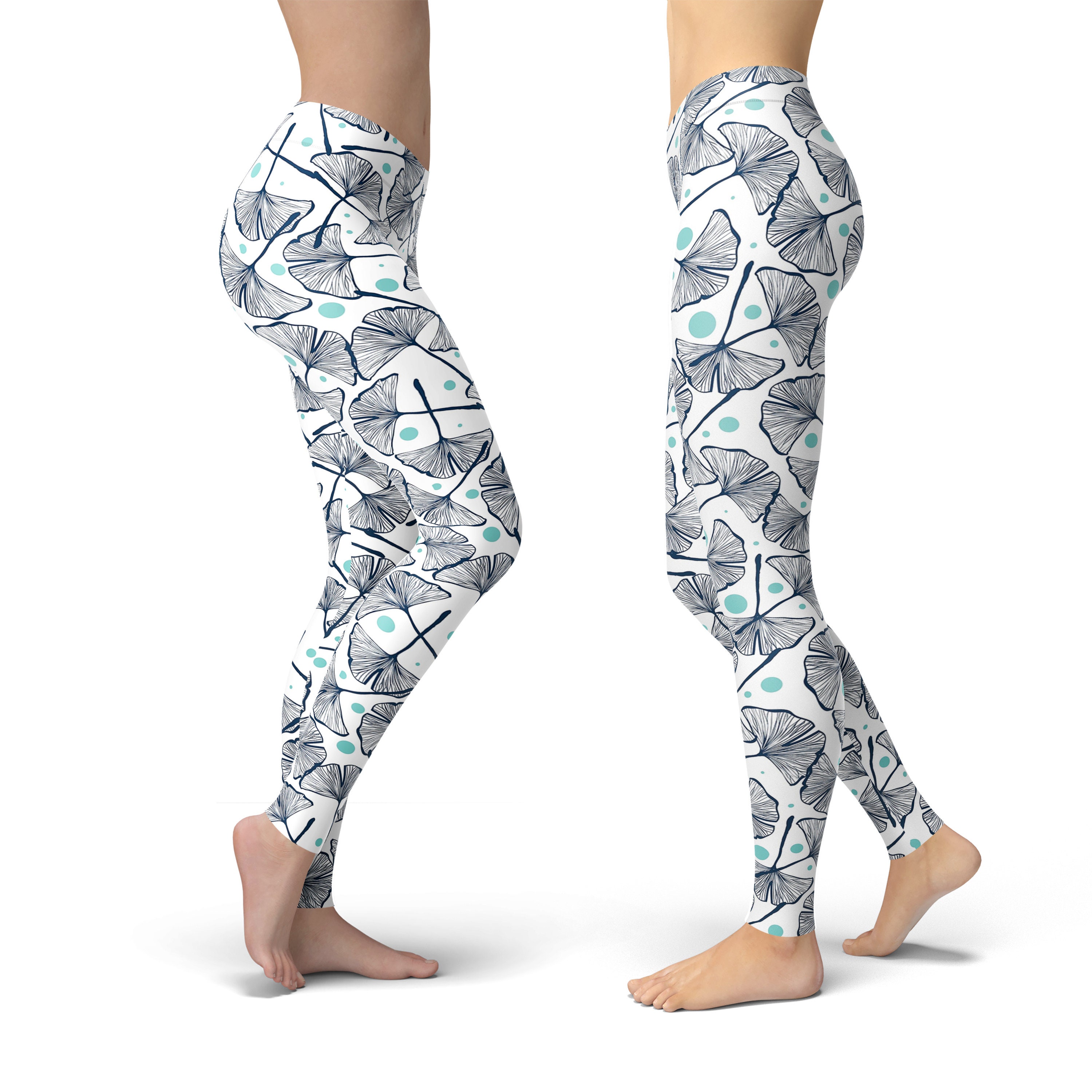 Discover Leaf Leggings, Gift for Women
